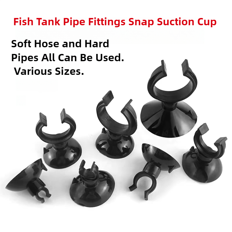 Aquaculture Aerator Pump - 5/10Pcs สีดํา Aquarium ดูดถ้วย Air Tube
