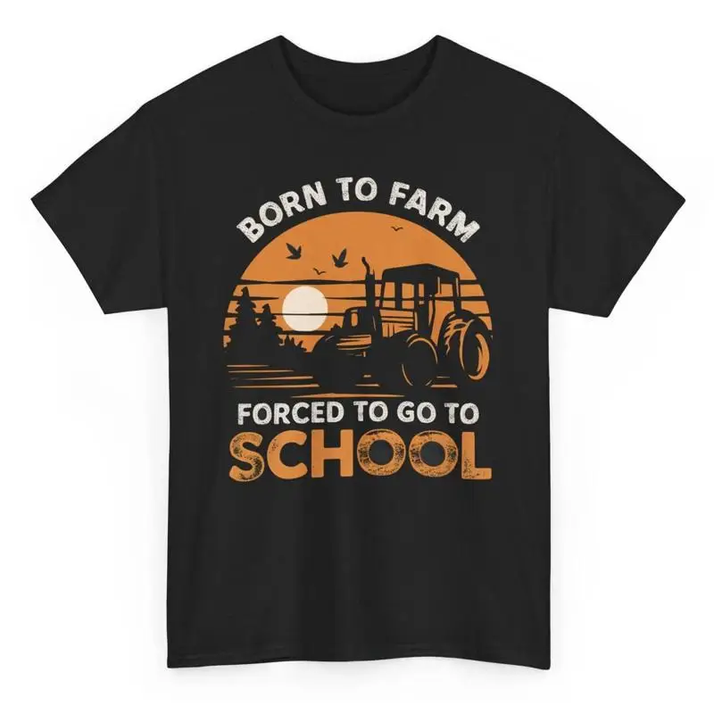 Agriculture Farming In Goa - ชาวนาเกิดมาเพื่อทำฟาร์ม แต่ต้องไปโรงเรียน เสื้อยืดตลกๆ แนวเกษตรกรรม
