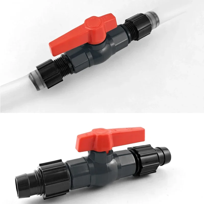 Aquaculture Aerator Pump - 16 มม./20 มม.ตู้ปลาเครื่องควบคุมน้ำอากาศท่อไหลท่อตัวแบ่งปรับปั๊มน้ำกรองปรับปริมาณวาล์วขนาดใหญ่