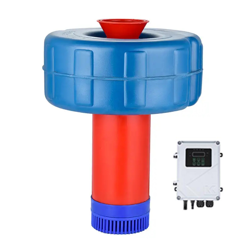 Aquaculture Aerator Pump - ปั๊มน้ำพลังงานแสงอาทิตย์ DC 72V 1100W สำหรับบ่อปลา เครื่องเติมอากาศในบ่อแบบลอยน้ำ