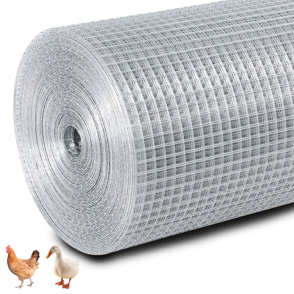 Rabbit Cage Wire - ม้วนลวดตาข่ายชุบสังกะสีแบบจุ่มร้อนสองชั้น | ตาข่ายโลหะ, ตาข่ายกรงไก่, รั้วสำหรับอาคารและสวน