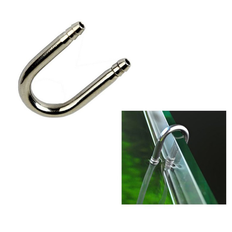 Aquaculture Aerator Pump - เครื่องควบคุม CO2สำหรับตู้ปลาเครื่องพ่นละอองปั๊มอากาศขั้วต่อท่อรูปตัวยูสแตนเลส