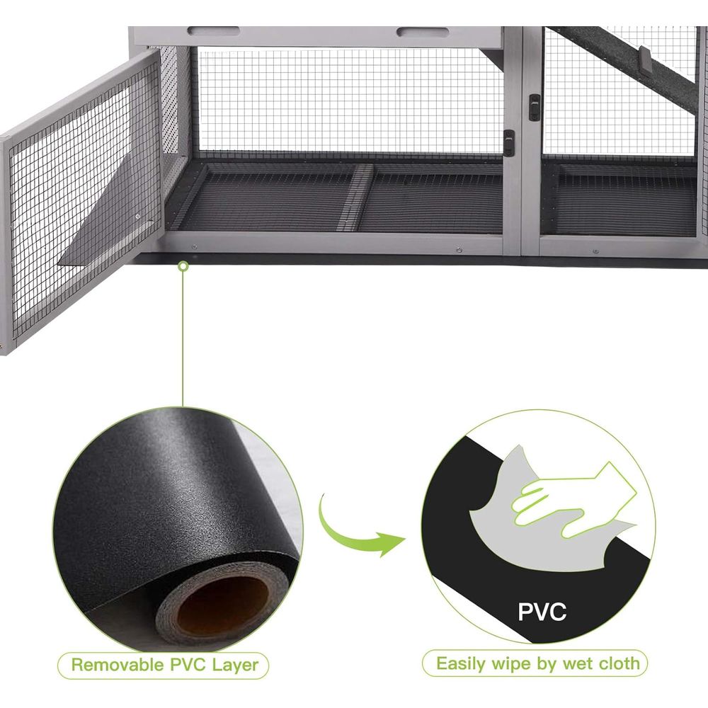 กรงกระต่ายในร่มและกลางแจ้งพร้อ - Rabbit Cage Wire บทวิจารณ์และราคา