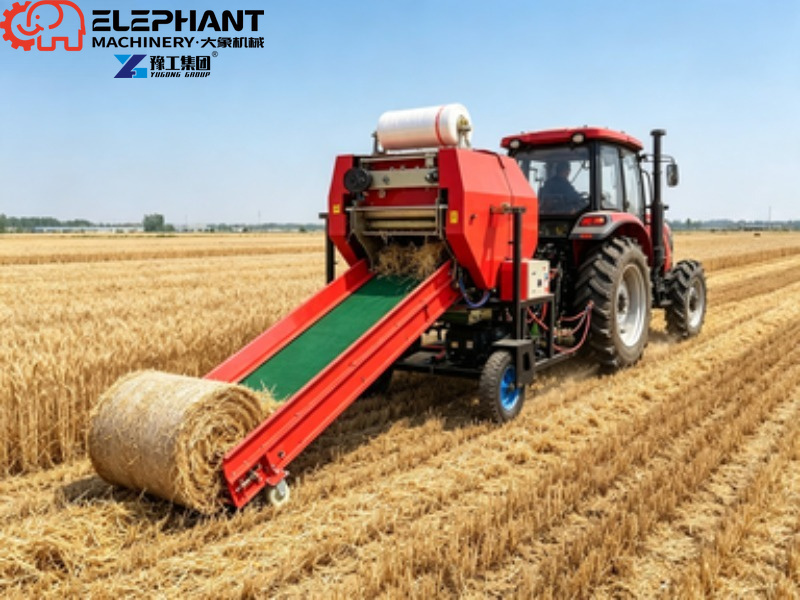 เครื่องอัดฟางและห่อฟางแบบผสมสำ - Agriculture Farming Livestock บทวิจารณ์และราคา