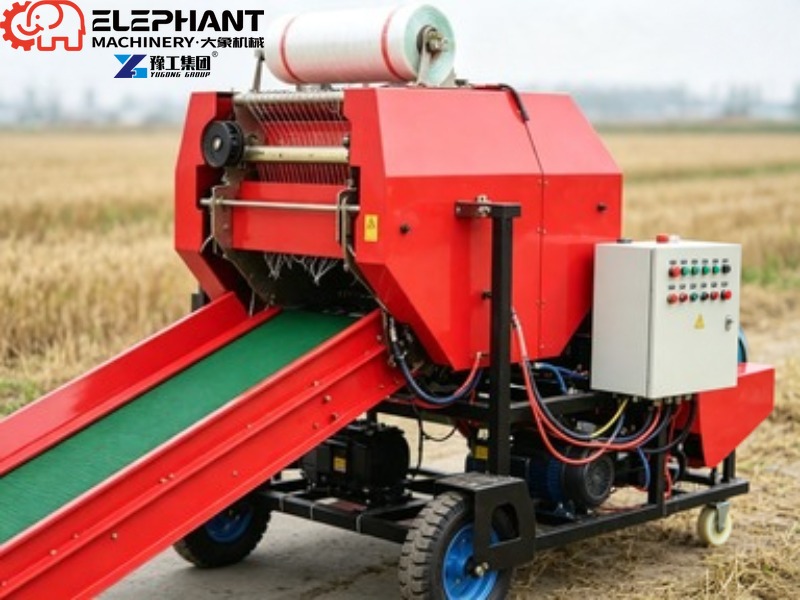 เครื่องอัดฟางและห่อฟางแบบผสมสำ - Agriculture Farming Livestock บทวิจารณ์และราคา