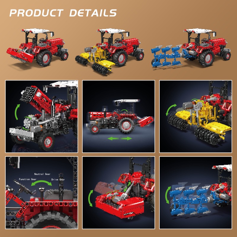 Mould King 17064 ชุดตัวต่อรถแท - Is Farming Under Agriculture บทวิจารณ์และราคา