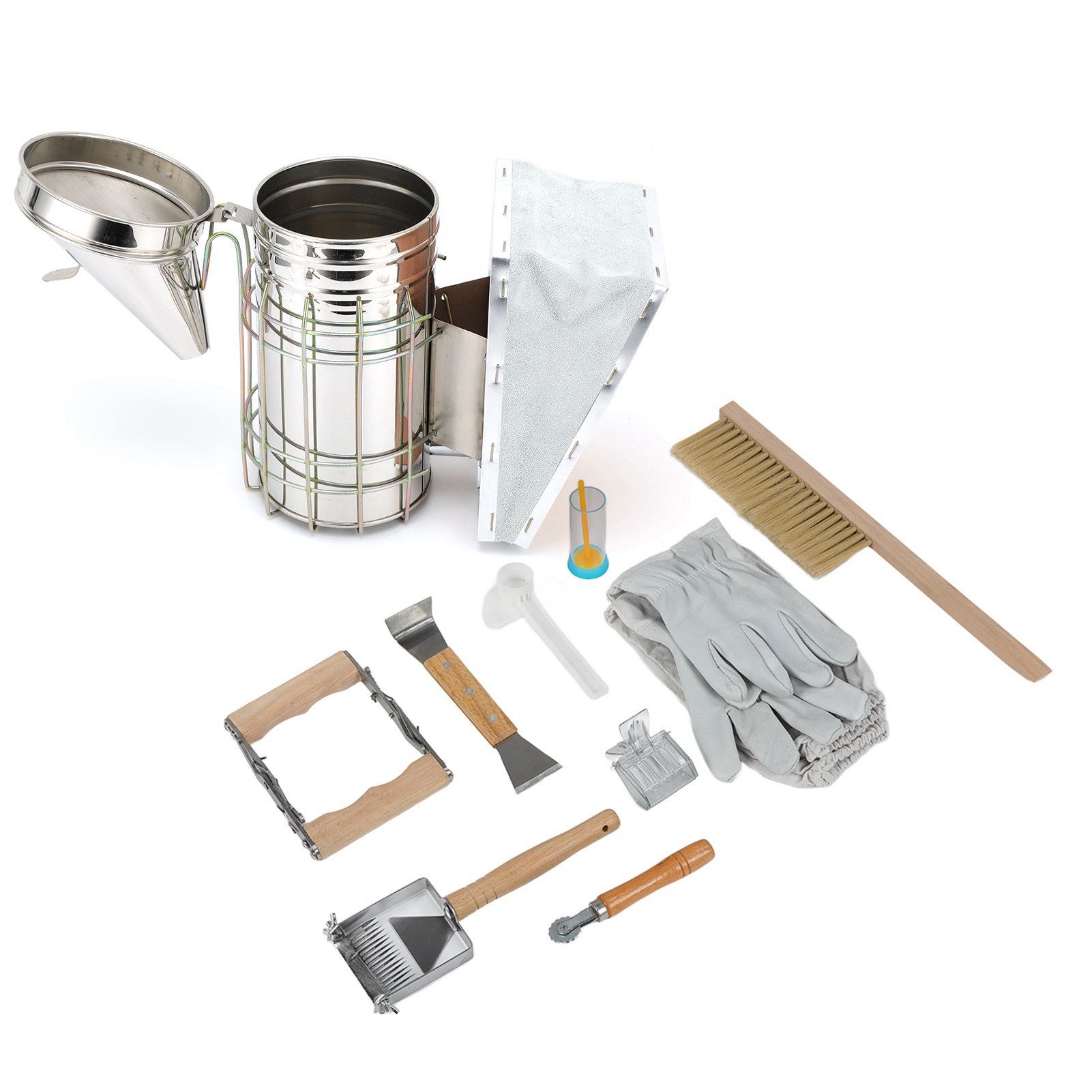 ชุดอุปกรณ์เลี้ยงผึ้ง  ที่จับโค - Bee Smoker Tool บทวิจารณ์และราคา