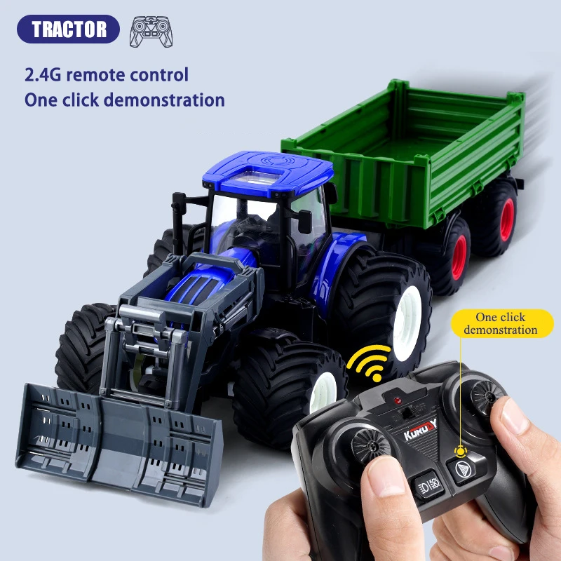 รถบรรทุกพ่วง RC ขนาด 1/24 2.4G - Agriculture Farming In Goa บทวิจารณ์และราคา