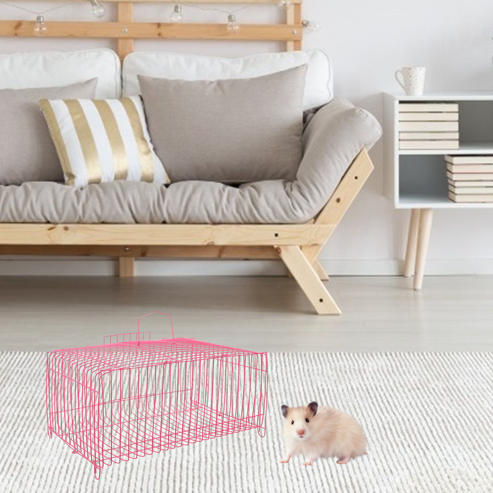 กรงนกแบบพกพาทำจากลวดเหล็กสำหรั - Rabbit Cage Wire บทวิจารณ์และราคา