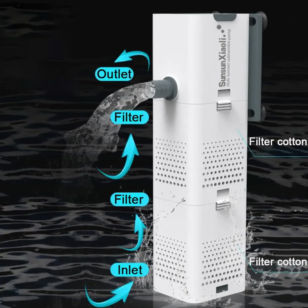 3 In 1 Aquarium ปั๊มกรอง Aquar - Aquaculture Aerator Pump บทวิจารณ์และราคา
