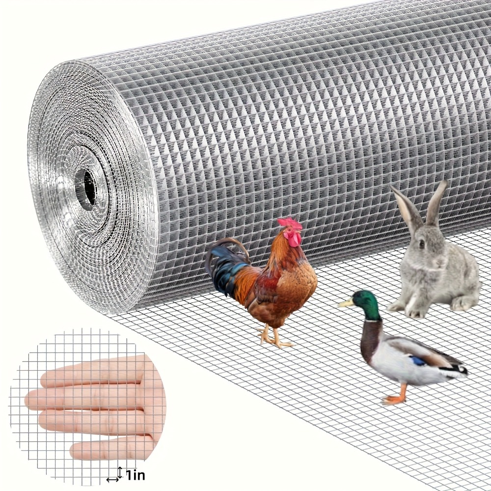 ม้วนลวดตาข่ายเชื่อมชุบสังกะสีแ - Rabbit Cage Wire บทวิจารณ์และราคา